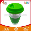 Envioronment ceramic cup with silicone